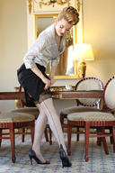 Light Grey Glamour Spanish Heel -Petite Only