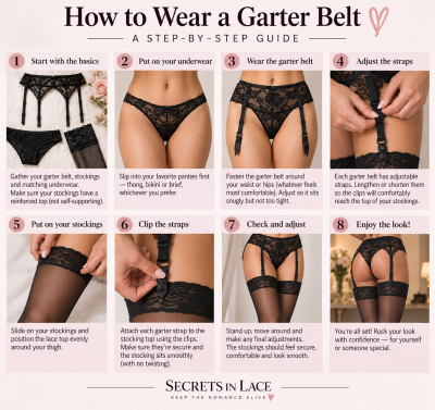 How to wear a garter belt: A step-by-step guide